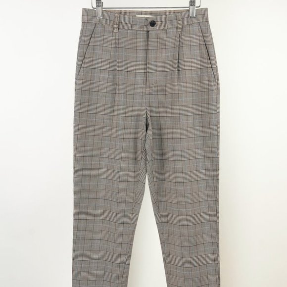 Carhartt Pullman Grey Glencheck Ankle Pants - Picture 1 of 7